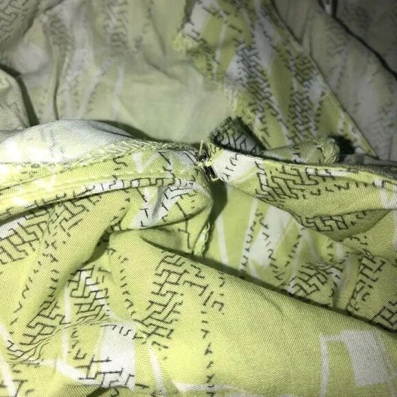 BCBGeneration Lime Ruffle Off the Shoulder Dress - Picture 7 of 9